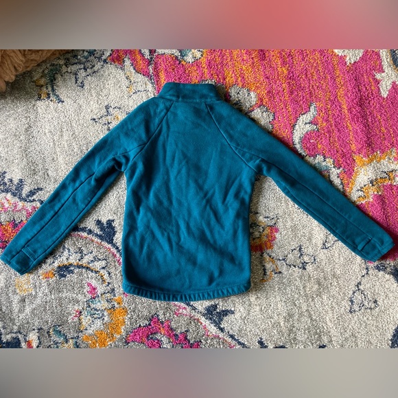 Umbro Teal Girls 6 Half Zip Sweatshirt - Picture 5 of 5